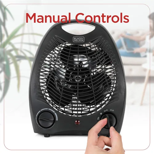 Miniatura 3 de BLACK+DECKER Calentador de escritorio personal, calentador de espacio para escritorio de oficina, oficina en casa y escritorio de uso personal, 2