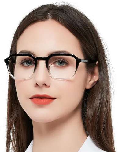 Miniatura 8 de Gafas de lectura grandes para mujer, diseño cuadrado grueso de moda, bisagra de resorte 1.0 1.25 1.5 1.75 2.0 a 4.0 5.0 6.0