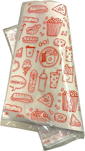 Miniatura 2 de 200 unidades de papel a prueba de grasa de 15 x 12 pulgadas, papel a cuadros para envolver alimentos. Envoltura para sándwich resistente a la grasa