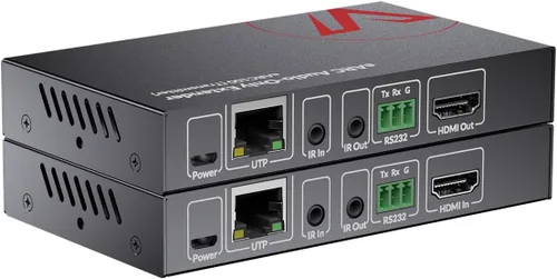 Miniatura 7 de Extensor de audio eARC de acceso AV de 330 pies, envía Dolby Atmos desde TV a receptor a través de Cat5e/6, compatible con ARC, control IR/CEC