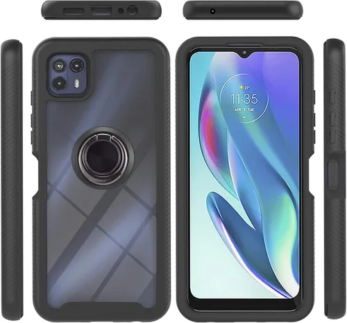 Miniatura 8 de Funda compatible con Xiaomi Poco M5s 4G, compatible con Redmi Note 10 4G / Note 10S 4G / Note 11 SE (India), funda para teléfono 3 en 1, color azul