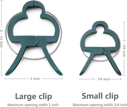 Miniatura 3 de Sago Brothers 40 clips de jardín para jaulas de tomate, clips de soporte de plantas para estacas de bambú, plantas trepadoras, enredaderas, clips