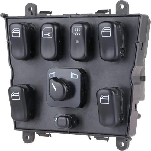 Miniatura 6 de OCPTY Interruptor de elevalunas eléctrico del lado del conductor, interruptor de control maestro para Mercedes Benz ML320 ML430 ML55 AMG ML500