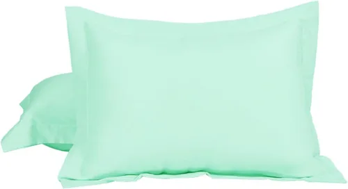 Miniatura 18 de uxcell Paquete de 2 fundas de almohada de microfibra cepillada suave con cierre de sobre, estándar (20 x 26 pulgadas), color verde aguacate