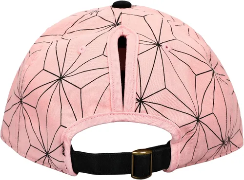 Miniatura 5 de Gorra de béisbol ajustable negra con logotipo bordado de Demon Slayer