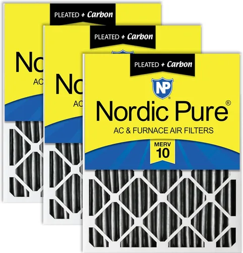 Miniatura 10 de Nordic Pure Filtros de aire plisados MERV 12 de 24 x 24 x 2 (tamaño real: 23 3/8 x 23 3/8 x 1 3/4)