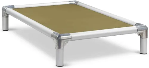 Miniatura 12 de Kuranda Cama elevada para perros a prueba de mordeduras - Aluminio plateado - 30" x 20" - Cordura Nylon - Borgoña