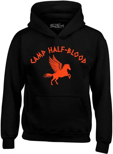 shop4ever Sudaderas con capucha Camp Half Blood Orange Cool Demigods Sudaderas