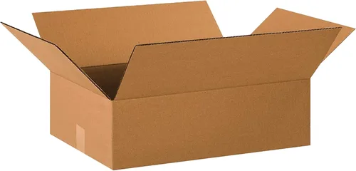 Seleccione un tamaño: cajas planas marca Partners., Kraft, 25