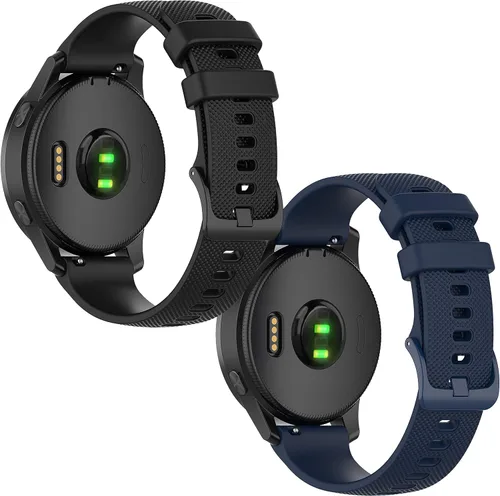 Miniatura 13 de Correas de reloj Garmin Vivoactive 4 de 1.77 pulgadas, bandas de silicona de 0.866 pulgadas para Galaxy Watch 3 de 1.772 pulgadas/Galaxy Watch 1.811