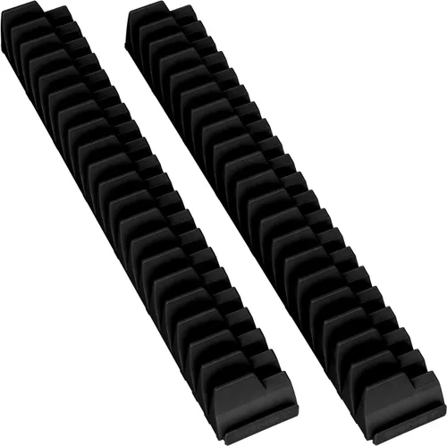 Miniatura 2 de Ernst Manufacturing Wrench Pro - Organizador modular de llaves para 40 herramientas con base magnética, fabricado en los Estados Unidos Negro