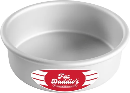 Miniatura 16 de Fat Daddio's PRD-1BOX Moldes Redondos para Pastel Mini Tier de Aluminio Anodizado para Una Caja de Mezcla, Juego de 3, Plateado