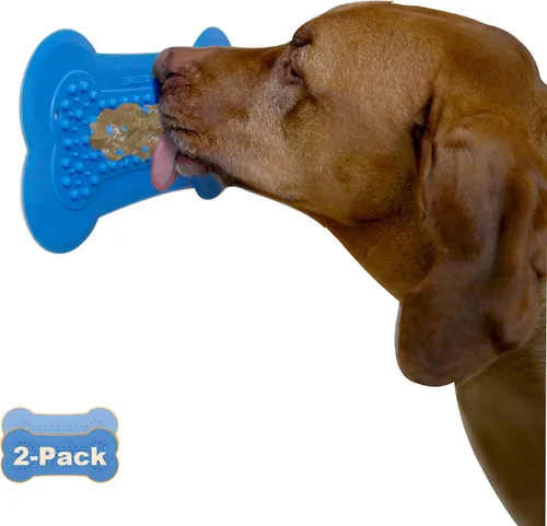 Miniatura 4 de Lick Lick Pad Accesorios para perros Accesorio de ducha para mascotas Almohadilla de mantequilla de maní para perro Estación de baño