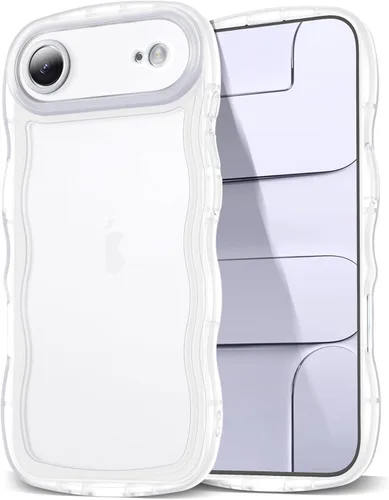 Miniatura 107 de SKYLMW Compatible con iPhone 6s Plus/6 Plus Case de 5.5", Linda Kawaii Marco Ondulado Rizado Forma de Marco Funda de Silicona Suave Resistente a