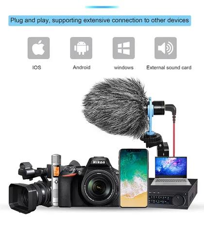 Miniatura 4 de Cable adaptador TRS a TRRS de 0.138 in, cable de conexión de micrófono Lavalier para Rode SC7, cable de micrófono inalámbrico GO, cables