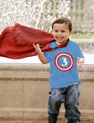 Miniatura 3 de Tstars Capitán 3er cumpleaños camisa niño tercer traje 3 años niño niño regalo fiesta camisas