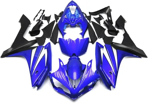 Miniatura 11 de FLPRO - Carenados completos de inyección de color negro brillante para Yamaha 2002 2003 YZF-R1 02 03 YZF1000 R1 de plástico ABS Carrocerías Kit