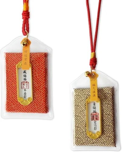 Miniatura 9 de 2 piezas de omamori japonés para bendición amor/matrimonial/tradicional hecho a mano