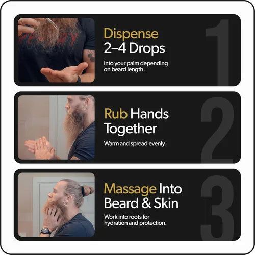 Miniatura 6 de The Beard Struggle Tonic + Elixir - Paquete de aceite para barba - Colección Silver - Aceite de aseo para barba - Suaviza, hidrata y fortalece