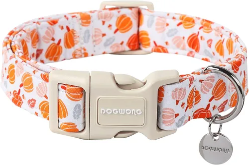 Miniatura 22 de DOGWONG Collar para perro de San Valentín, collar ajustable de algodón con corazón de caramelo azul, perfecto para perros pequeños a medianos