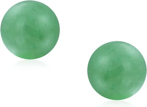Miniatura 19 de Aretes grandes de plata de ley 925 con piedras preciosas naturales de 0.394 pulgadas para mujeres y adolescentes, variedad de piedras de nacimiento