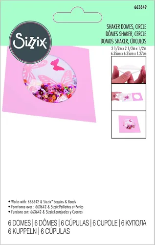 Miniatura 2 de Sizzix Cúpulas cocteleras, círculo, 2.5 in, paquete de 6 / 2.5 pulgadas