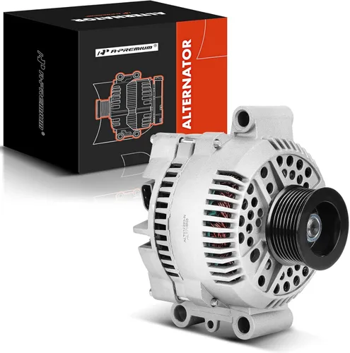 A-Premium Alternador compatible con Ford F-250 95-96, F-350 95-97, E-450 E-550 Super Duty 2003, E-350 Econoline Club Wagon 95-02 - V8 7.3L - 130Amp