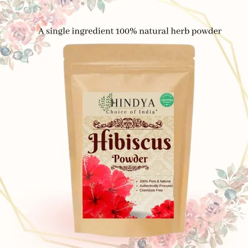 Miniatura 5 de Polvo de flor de hibisco orgánico para paquete facial y mascarilla capilar, hibisco puro natural Rosa-Sinensis cuidado del cabello y la piel, polvo