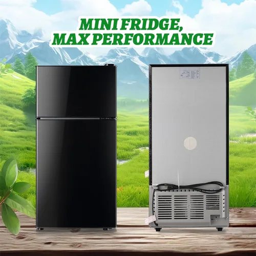 Miniatura 9 de DEMULLER - Refrigerador mini de 2.4 pies cúbicos con congelador superior, refrigerador compacto de doble puerta de tamaño para apartamento para uso