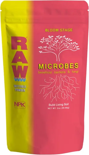 Miniatura 7 de RAW Microbes Bloom 2lb - Inoculante microbiano beneficioso para plantas con flores - Aumenta la absorción de nutrientes y mejora el desarrollo