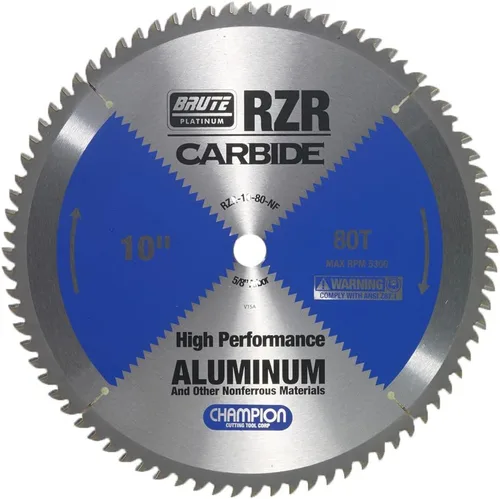 Miniatura 8 de Champion Cutting Tool Corp - Hoja de sierra circular de 5-3/8 pulgadas, 50T (RZR-538-50-ST), acero inoxidable
