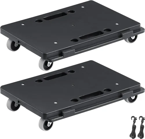 VEVOR Carro para mover muebles, 16 x 11 pulgadas, capacidad de 500 libras, carritos para mover muebles con 4 ruedas, rodillos móviles portátiles