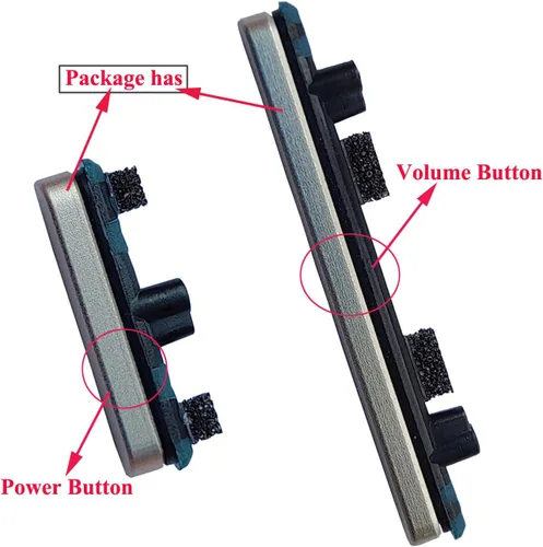Miniatura 2 de Ubrokeifixit para Google Pixel 7 Pro 6.7 pulgadas Interruptor de llave de bloqueo botón de encendido/apagado, botón de volumen lateral
