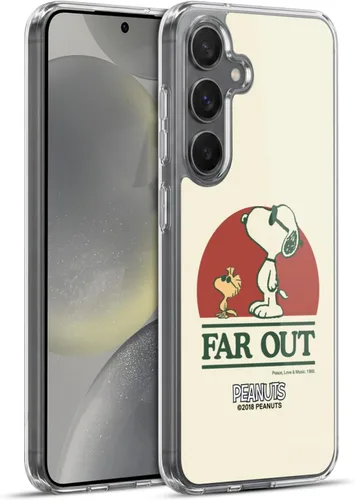Miniatura 146 de Head Case Designs Funda de gel Woodstock 50th con licencia oficial de Peanuts Snoopy Guitar 1969 [protección de grado militar] compatible