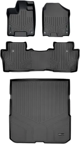 Miniatura 18 de MAXLINER Alfombrillas de Piso Juego de Revestimiento de 3 Filas para Honda Pilot 2009-2015