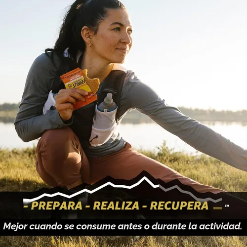Miniatura 7 de Honey Stinger Waffle orgánico sin gluten con caramelo salado, energía Stroopwafel para ejercicio, resistencia y rendimiento, nutrición deportiva