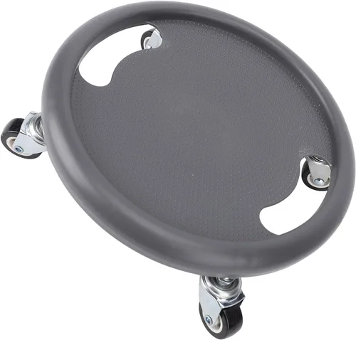 Miniatura 3 de Entrenador de 4 ruedas para mayor fuerza del núcleo y disco deslizante de rodillo de fitness, dispositivo de entrenamiento premium inodoro con Gris