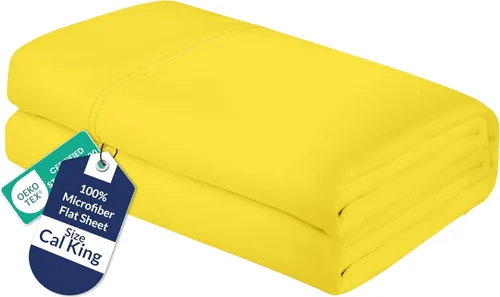 Miniatura 61 de Royale Linens Sábana Plana King – Sábanas Planas de Microfibra Cepillada Ultra Suave 1800 Solamente – Sin Arrugas y Resistente a las Manchas – Gris