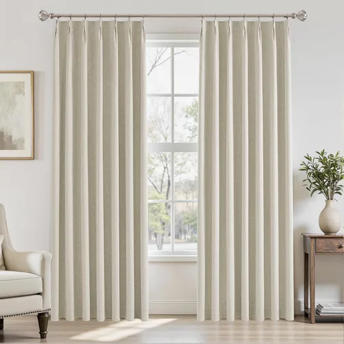 Miniatura 39 de UHITECH Cortinas opacas cortas de 35 pulgadas de largo, plisadas, opacas, para ventanas pequeñas, con aislamiento térmico, cortinas reductoras