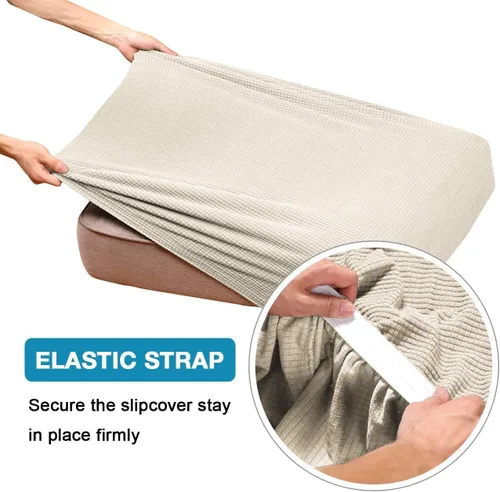 Miniatura 4 de Flamingo P Funda de cojín de asiento individual de alta elasticidad, protector de muebles para sofá, funda de sofá, funda de sofá suave y flexible