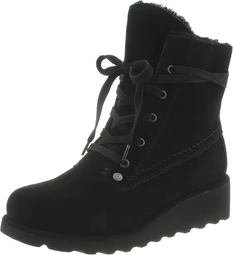 BEARPAW Krista para mujer Varios tamaños y colores Botas clásicas de gamuza para mujer Botas cómodas de invierno sin cordones