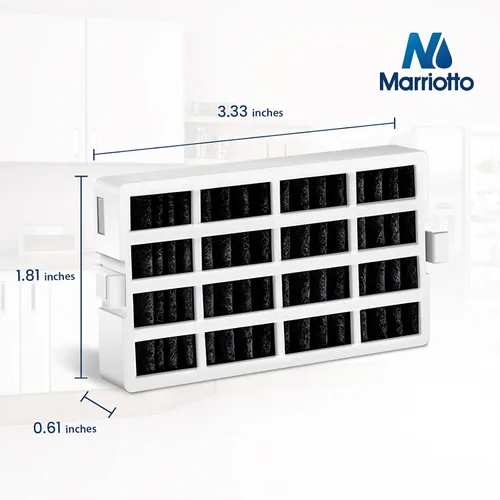 Miniatura 6 de MARRIOTTO Repuesto para filtro de aire para refrigerador Whirlpool, compatible con W10311524, Kenmore, FreshFlow, AIR1, W10335147, 2319308
