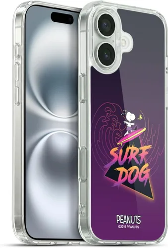 Miniatura 28 de Head Case Designs Peanuts Tropical Surf Snoopy Aloha Disco Gel Funda con licencia oficial [protección de grado militar] compatible con Apple iPhone