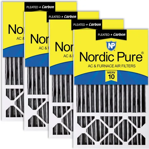 Miniatura 18 de Nordic Pure 16x25x5 (15_3/4 x 24_3/4 x 4_3/8) Filtros de aire de repuesto MERV 12 para Honeywell/Lennox, paquete de 2