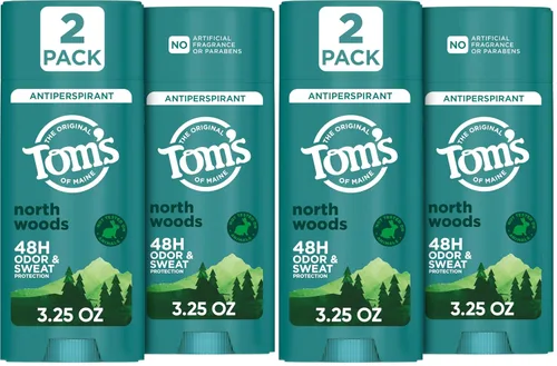 Miniatura 10 de Tom’s of Maine North Woods - Desodorante antitranspirante para hombres y mujeres, 48 horas de protección contra el olor y el sudor, aroma a pachulí