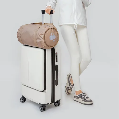 Miniatura 7 de Pequeña bolsa de gimnasio, bolsa deportiva impermeable para mujeres, mini bolsa de lona portátil para hombres, bolsa de entrenamiento plegable