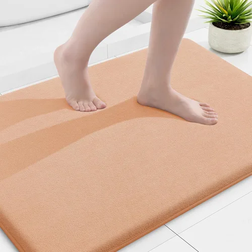 Miniatura 132 de Smiry Tapetes de Baño de Espuma Viscoelástica 36 x 24 pulgadas, Tapetes de Baño Extra Suaves y Absorbentes, Alfombra Antideslizante Lavable