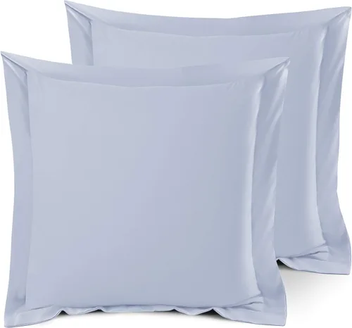 Miniatura 128 de Nestl Juego de 2 fundas tipo sham de almohada suaves - Fundas de almohada de microfibra de doble cepillado - Fundas de almohada de cama premium