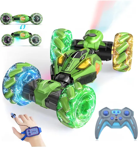 Coches de Acrobacias RC con Detección de Gestos - Juguetes para Niños de 6-12 años | Los Mejores Regalos para Niños de 6-12 años | Vehículo Todo