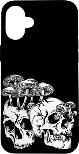 Miniatura 23 de Skull Goth Gothic Occult Emo Satanic Mushroom Skeleton Case for iPhone 17